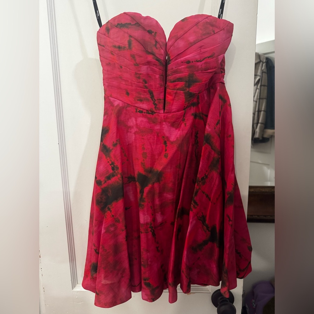 Aureta  Pink Tie-Dye Dress